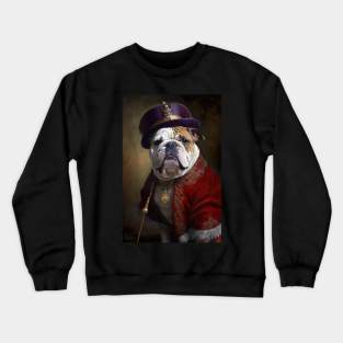 English Bulldog Beefeater Classic Dog Portrait Crewneck Sweatshirt